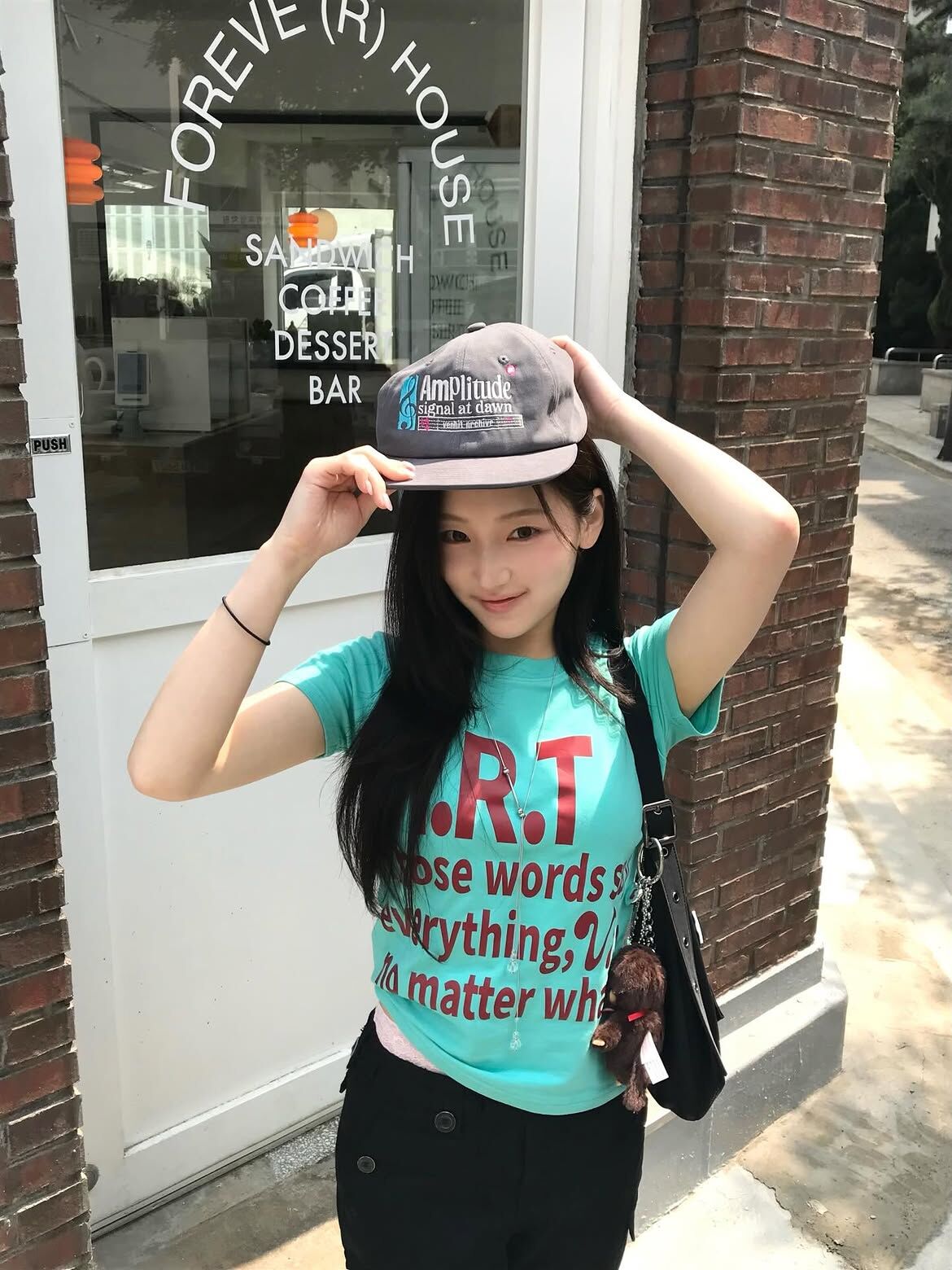 🇰🇷 Venhit AM PLITUDE FLAT BILL CAP 英文刺繡 平沿帽 五分割帽 棒球帽 / 預購