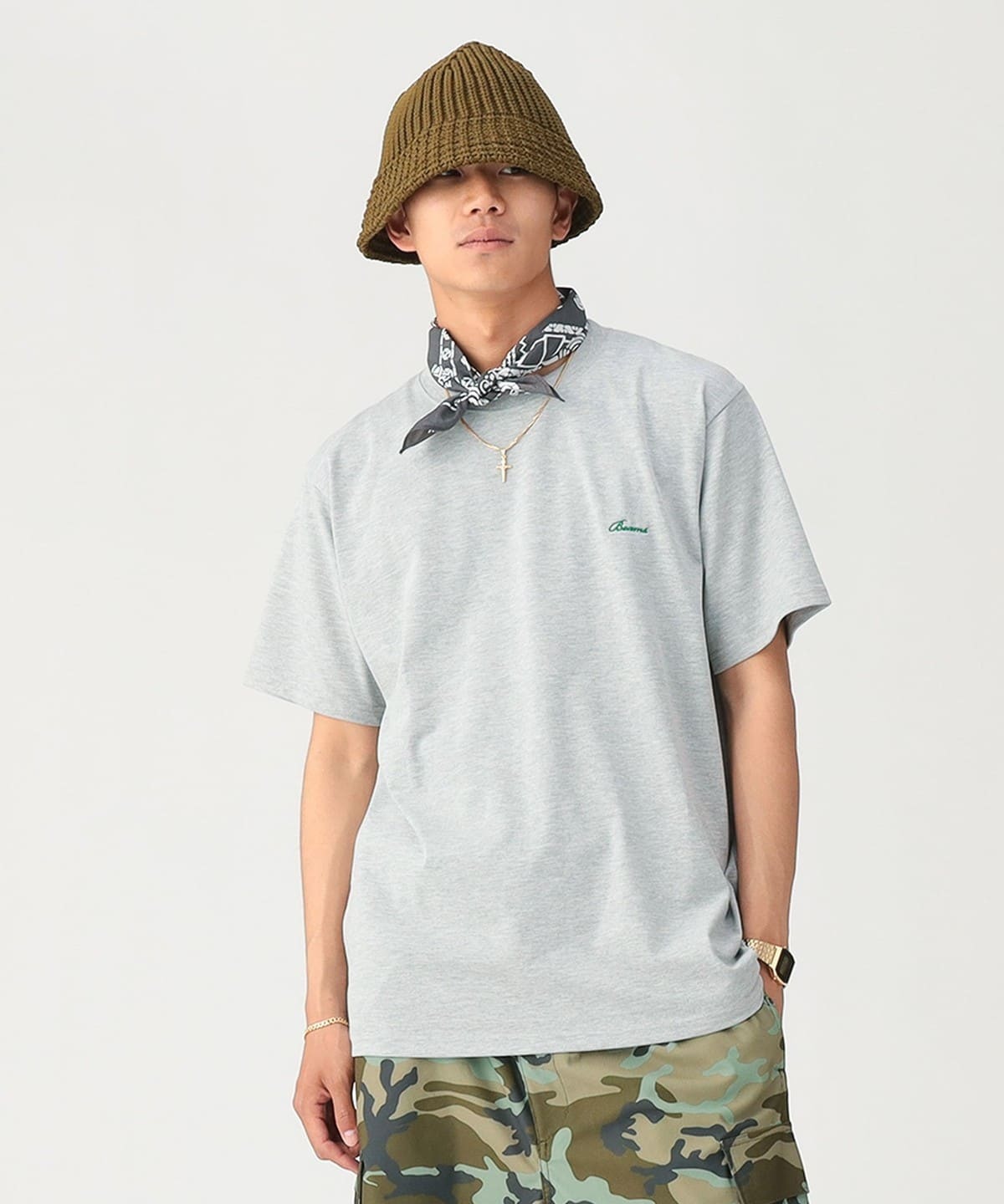 日本 Beams One Point Logo T-Shirt