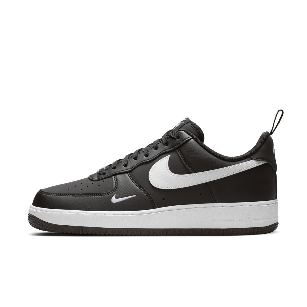 NIKE 休閒鞋 AIR FORCE 1 07 TECH ESS 黑白 小勾 AF1 男 IR5599-001
