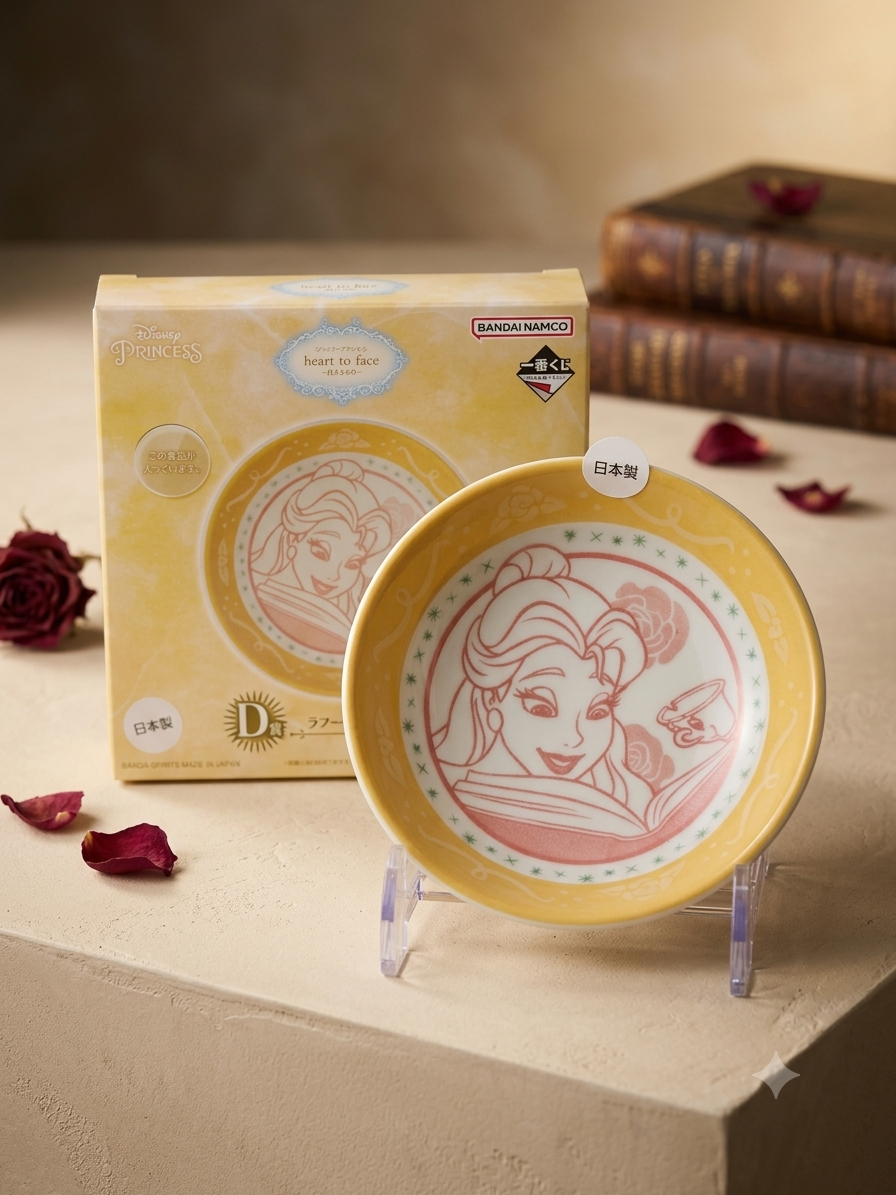 日本製 Disney 迪士尼公主系列 甜品碗13.5cm 一番賞 #C6