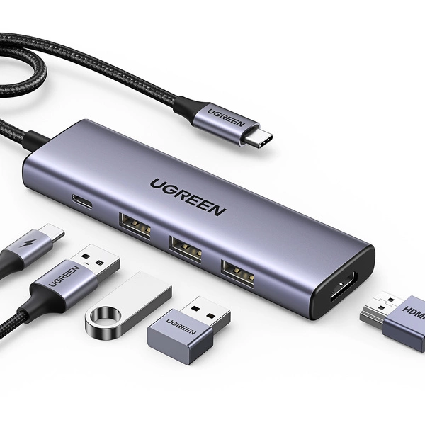 UGREEN USB-C Multifunction Adapter - CM511-15597 - Grey