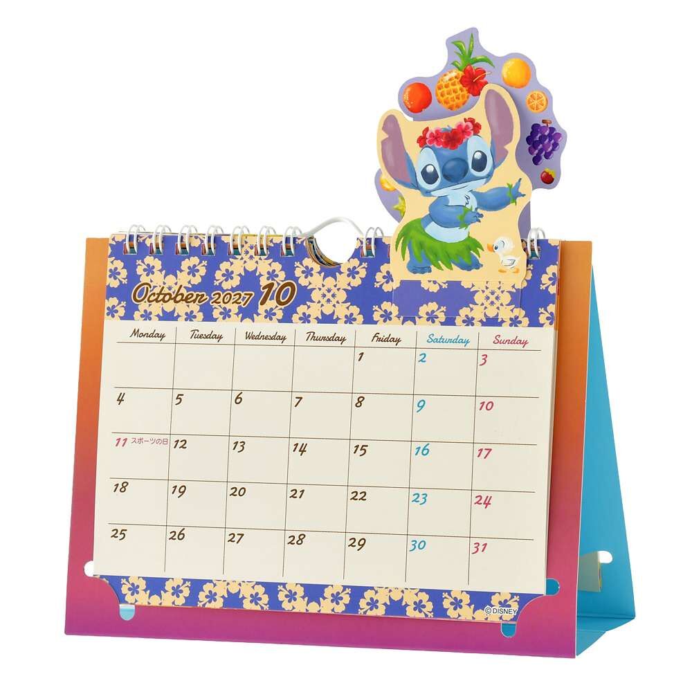 Disney Japan 2027 Stitch Desk Calendar (MV76)