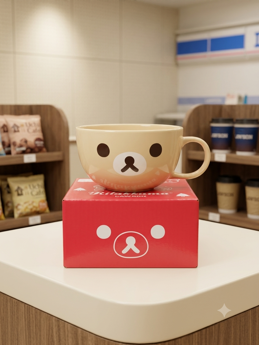 LAWSON x Rilakkuma 限定湯杯 #C6 #鬆弛熊