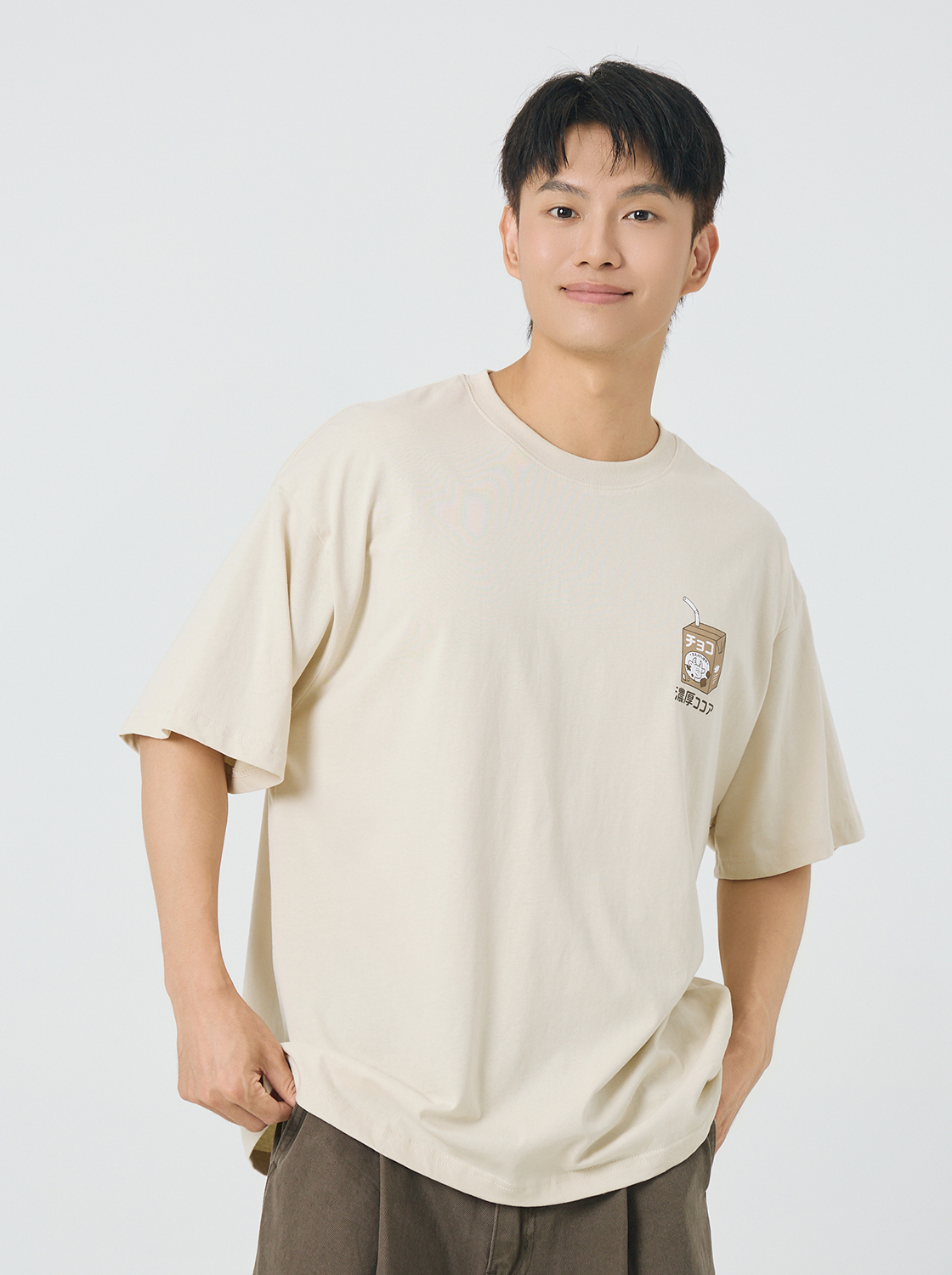 【3件999】【期間限定】夏日超商巡禮牛奶印花TEE