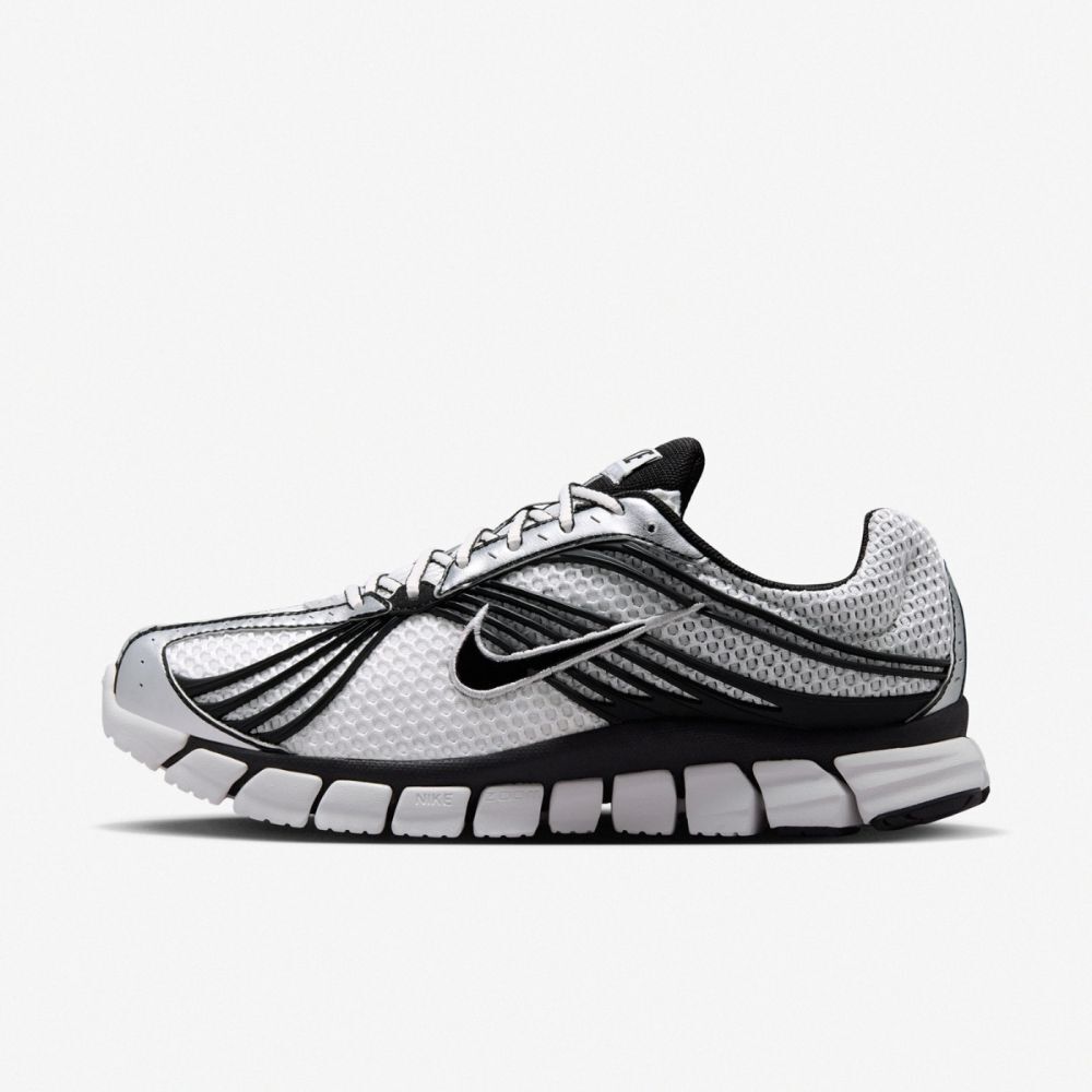 NIKE 慢跑鞋 ZOOM SKYLON 11 黑白銀 復古 運動鞋 男 IU1869-101