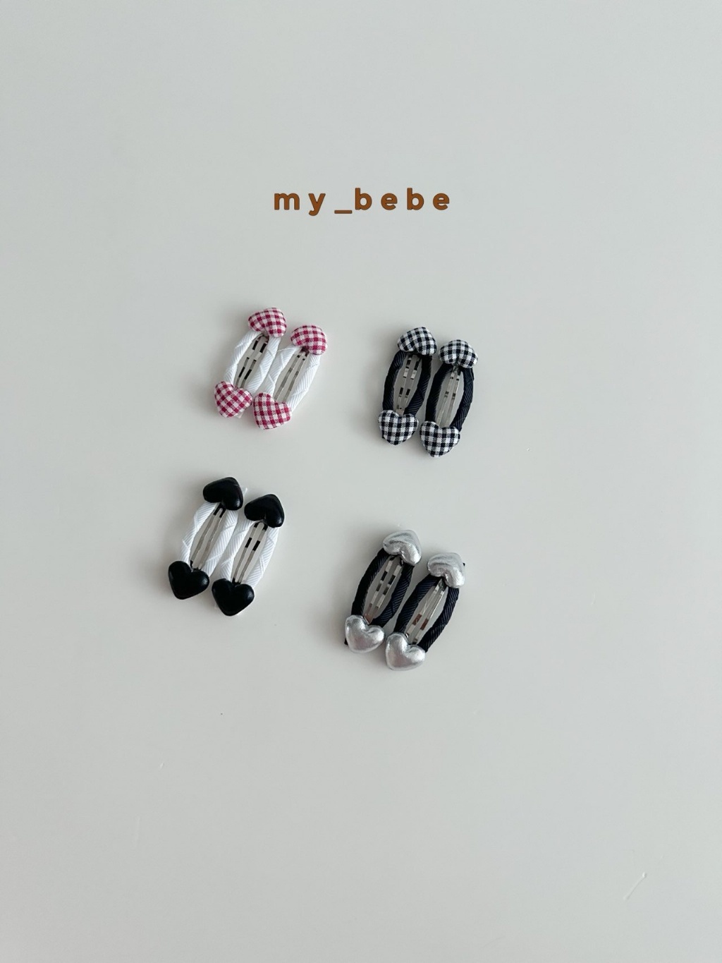 正韓秋Mybebe 可愛小愛心髮夾