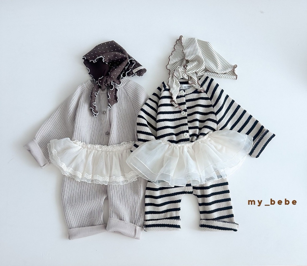 正韓秋Mybebe 精緻穿搭圍裙