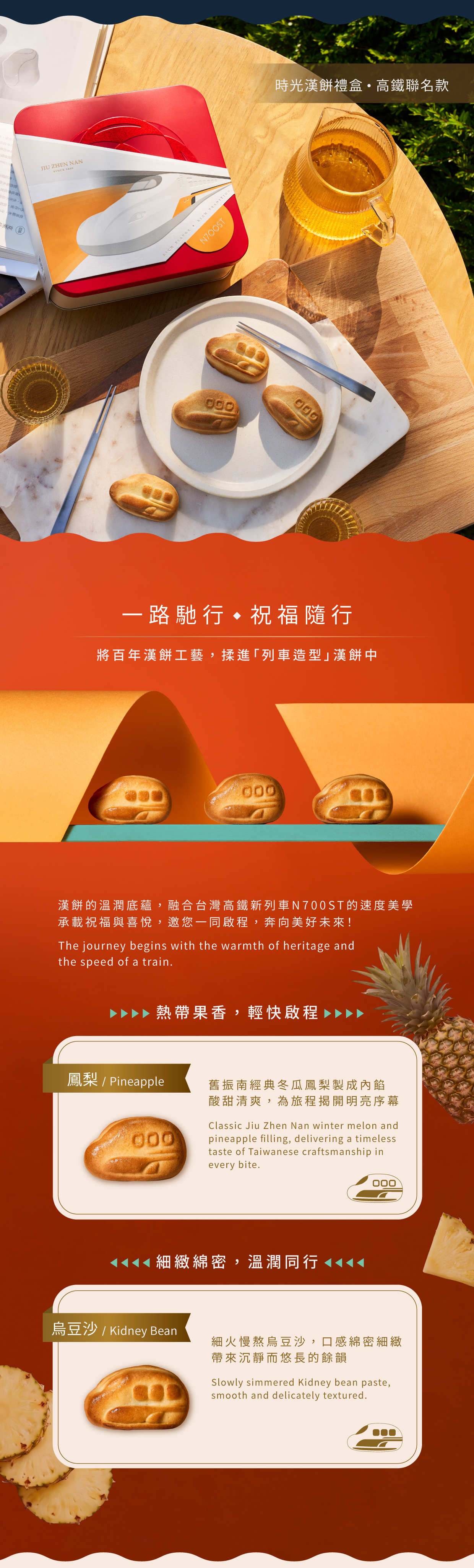 時光漢餅禮盒高鐵聯名款