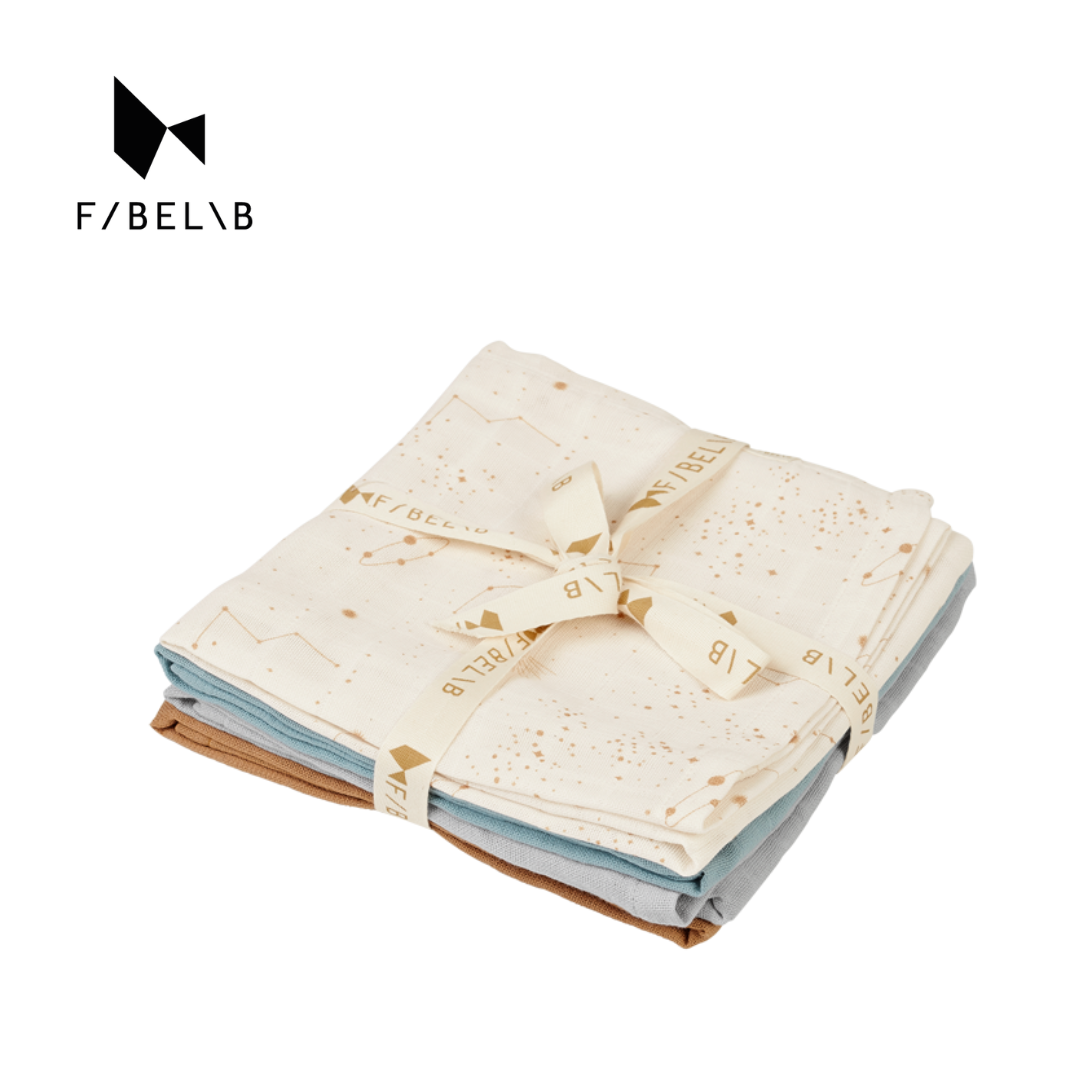 Fabelab 紗布巾4入組 60CM (多款可選)