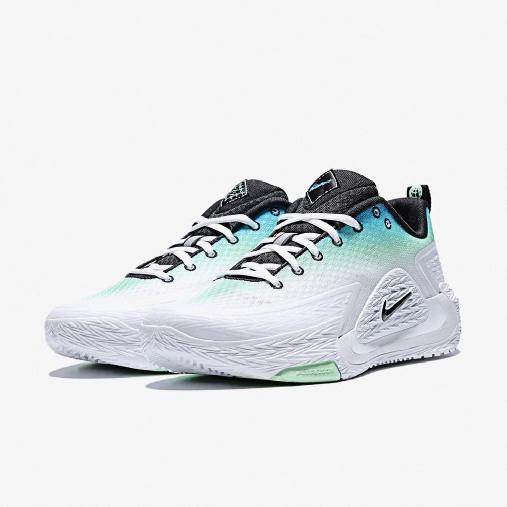 NIKE 籃球鞋 S.T. GLOW EP 白藍綠 XDR 實戰鞋 男 IW1898-101