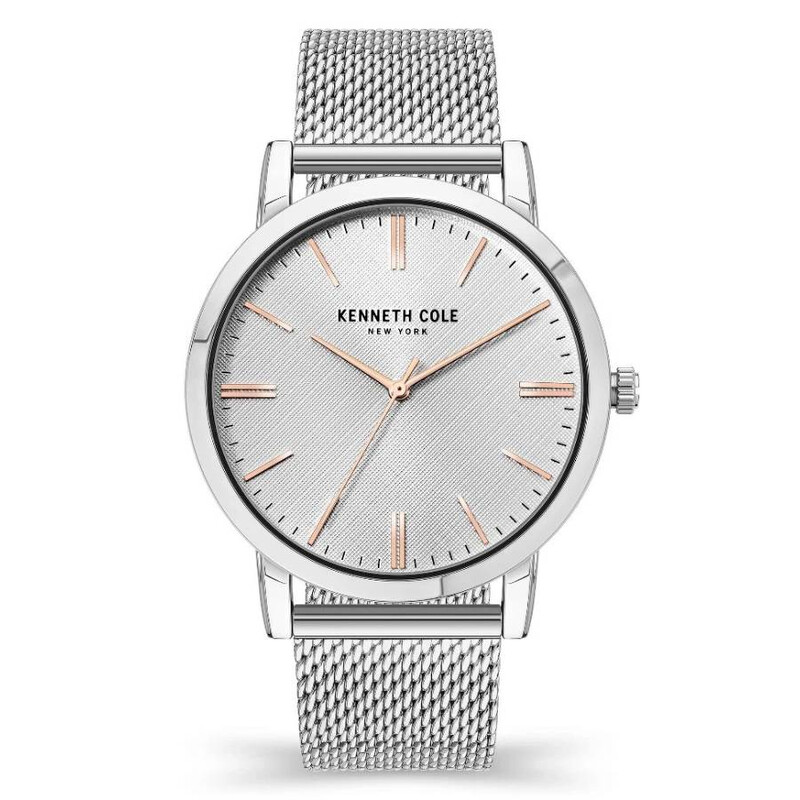 【預購】Kenneth Cole H073160 男裝石英手錶 (銀色錶盤)