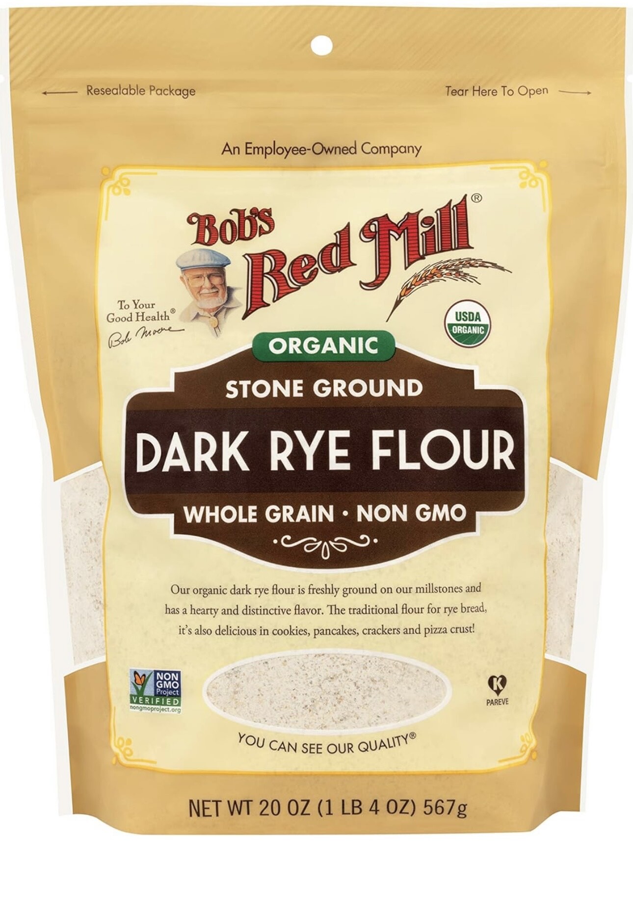 Bob's Red Mill Dark Rye Flour 567g