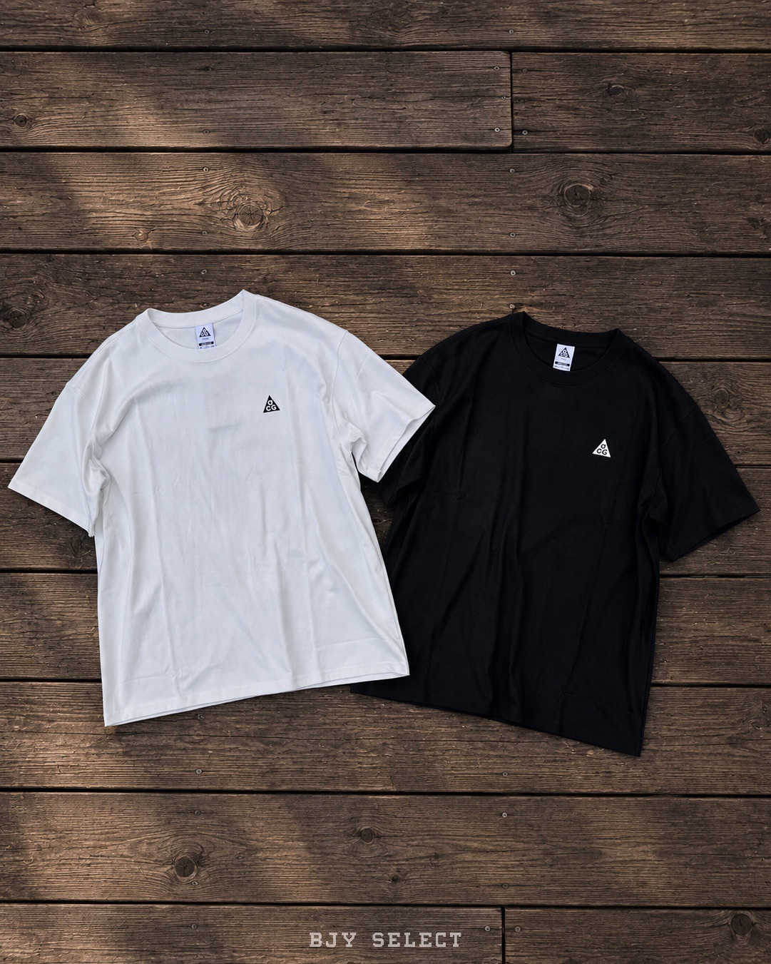 #預購 NIKE ACG DRI-FIT TEE 經典三角LOGO 重磅印花短踢 HJ0799-010 黑色 121 白色
