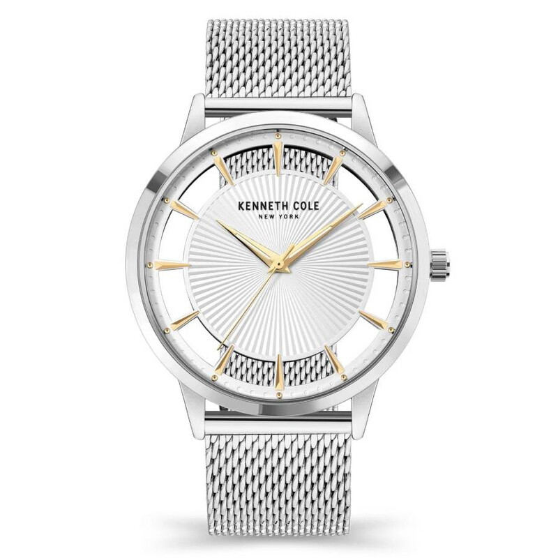 【預購】Kenneth Cole H073163 男裝透明石英手錶