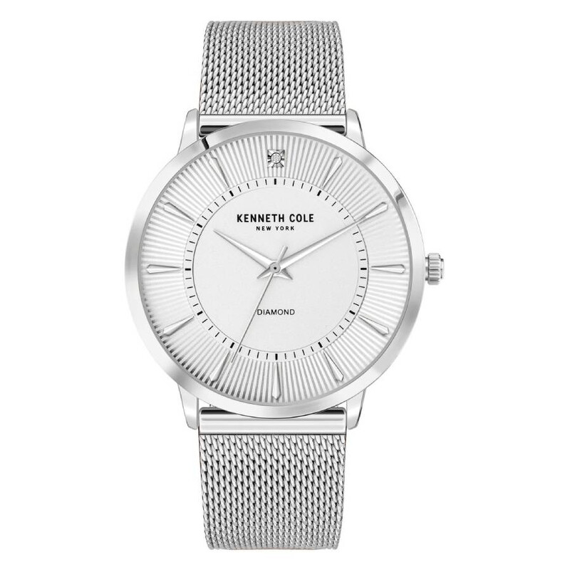 【預購】Kenneth Cole H073165 男裝鑽石石英手錶