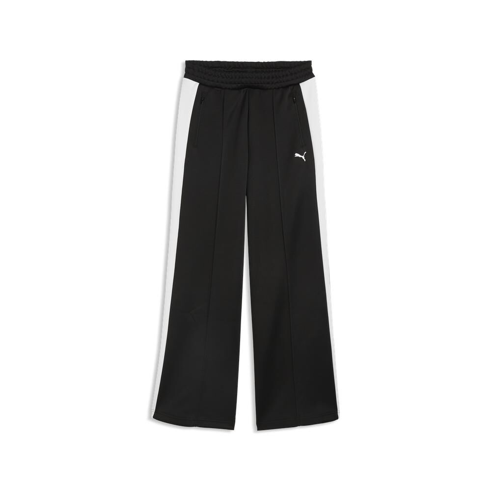 PUMA 長褲 流行系列 T7 黑白 長寬褲 女 63912201
