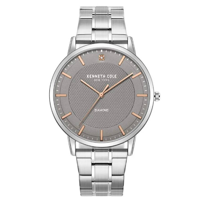 【預購】Kenneth Cole H073167 男裝鑽石石英手錶
