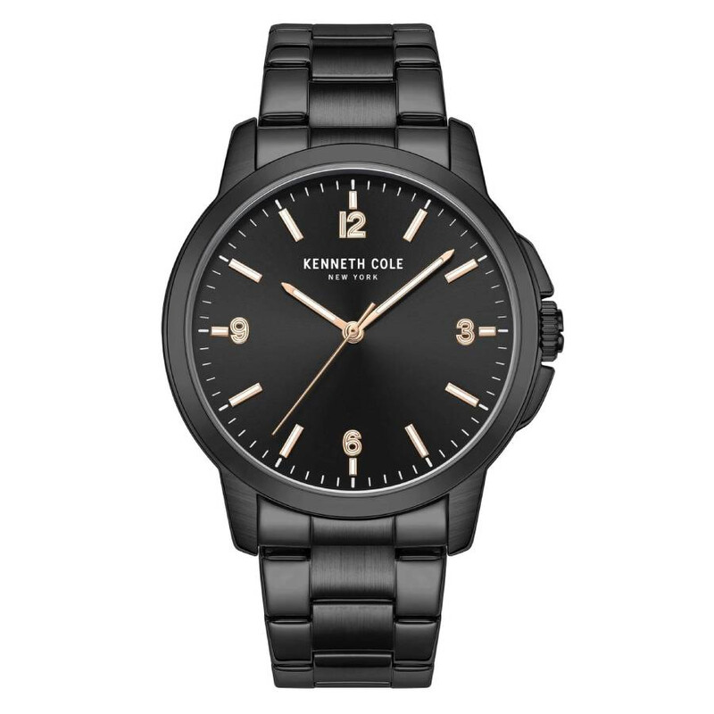 【預購】Kenneth Cole H073168 男裝經典石英手錶 (黑色)
