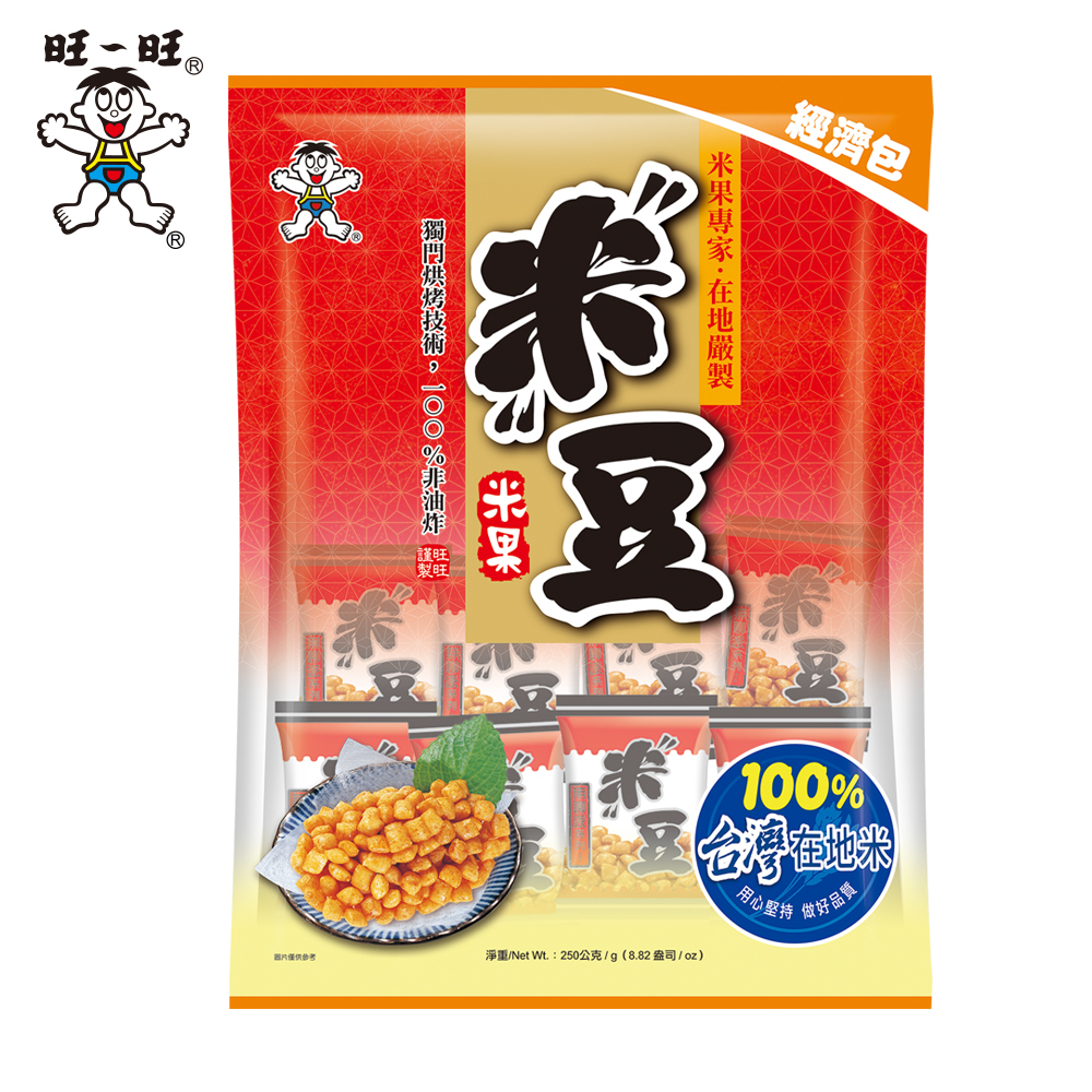 【旺旺】米豆經濟包(米果)250gx6包