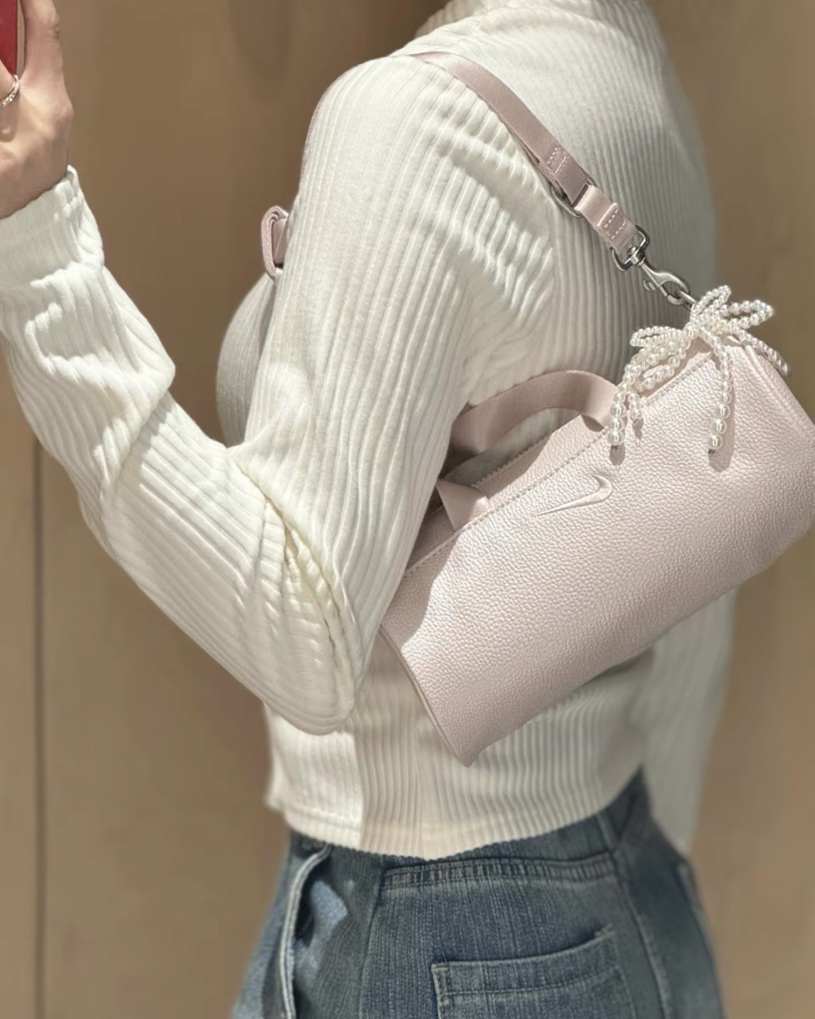 【預購】NIKE CLASH MINI BARREL BAG 圓筒側背包 粉色 IQ3424667