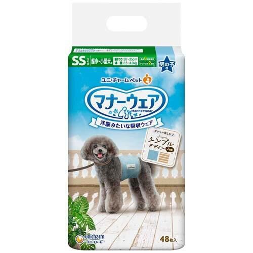 Unicharm 狗狗紙尿褲 公犬用 48片裝 - SS碼
