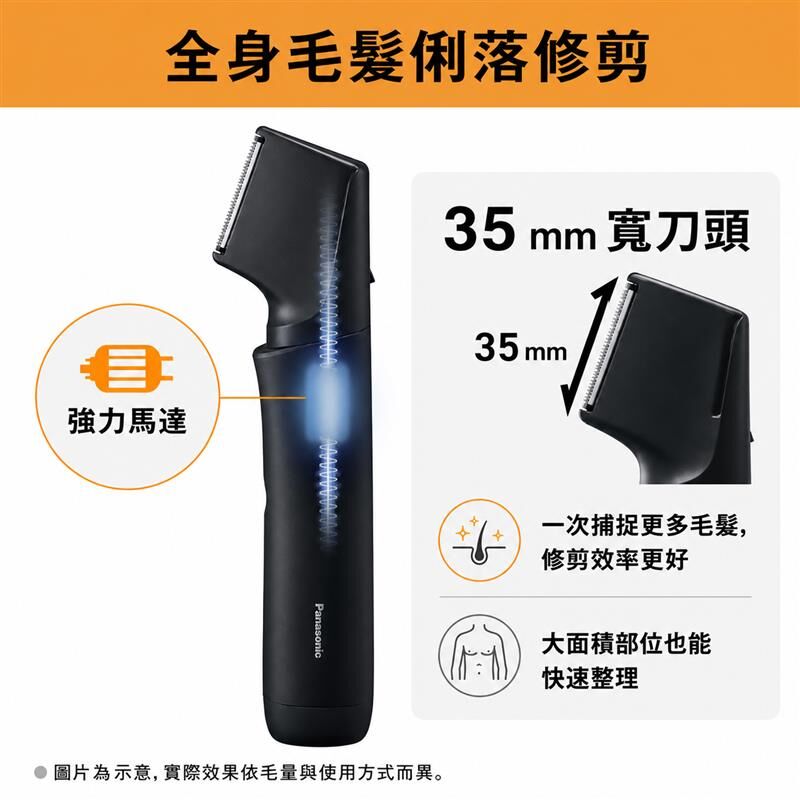Panasonic ER-GK8A 美體修容刀｜全身適用電動除毛機