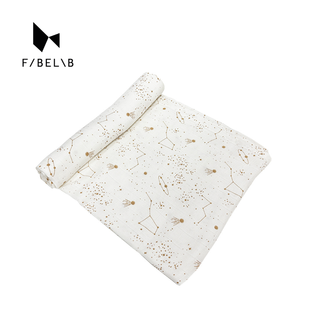 Fabelab 有機棉紗布巾單入組120CM (多款可選)