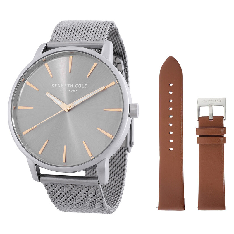 【預購】Kenneth Cole H073172 New York 石英手錶 (銀色錶盤)