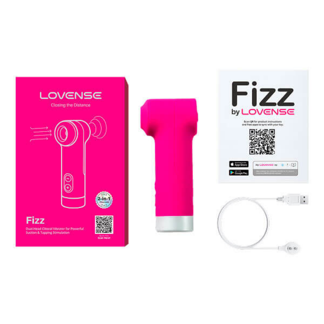 Lovense Fizz 吸啜拍打雙頭口交模擬按摩器