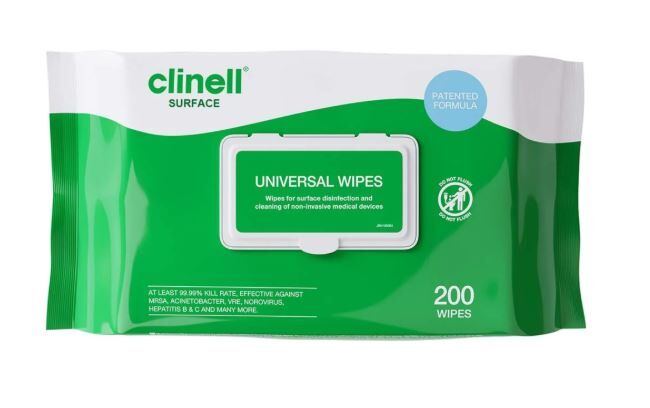 Clinell - Universal Wipes 200's