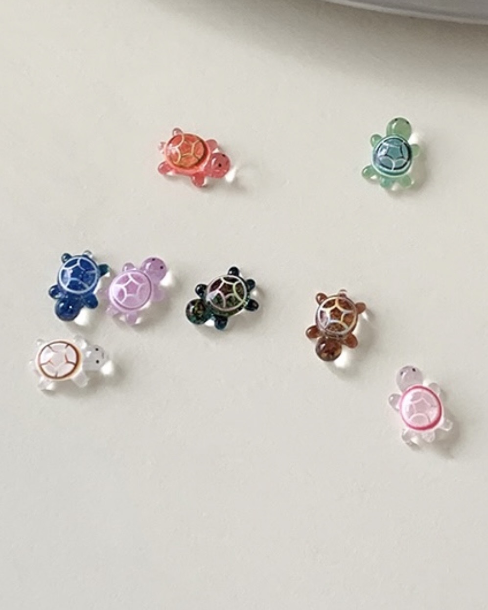 <烏龜給你好運🍀>韓國 Glitter Lucky Turtle 幸運烏龜 手機貼 三款