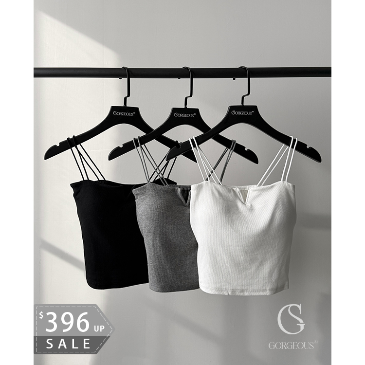 G1923 「雙肩小V′ BRA TOP」