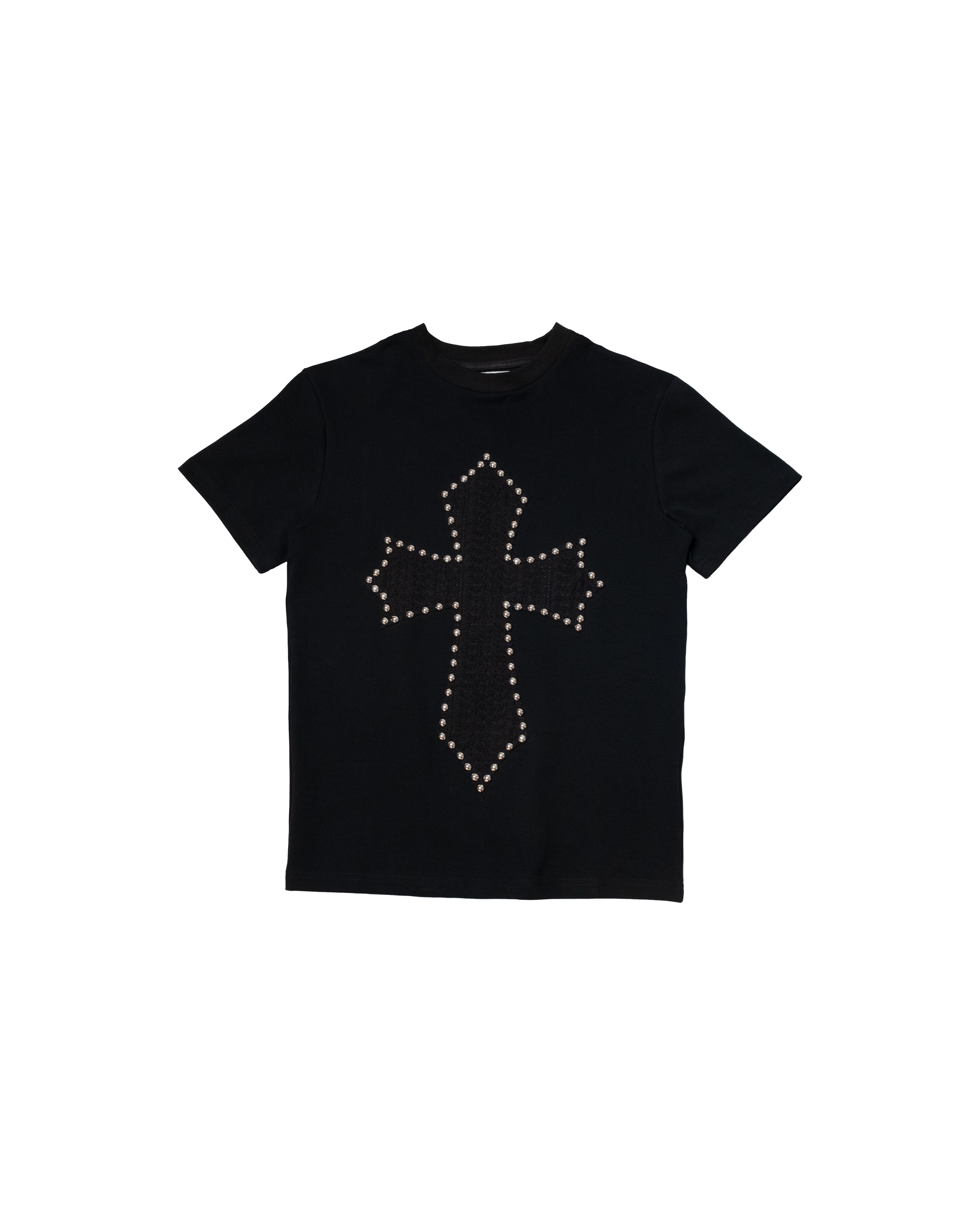 【車庫服飾】FASHION KILLASYSTEM STUDDED GOTHIC CROSS TEE