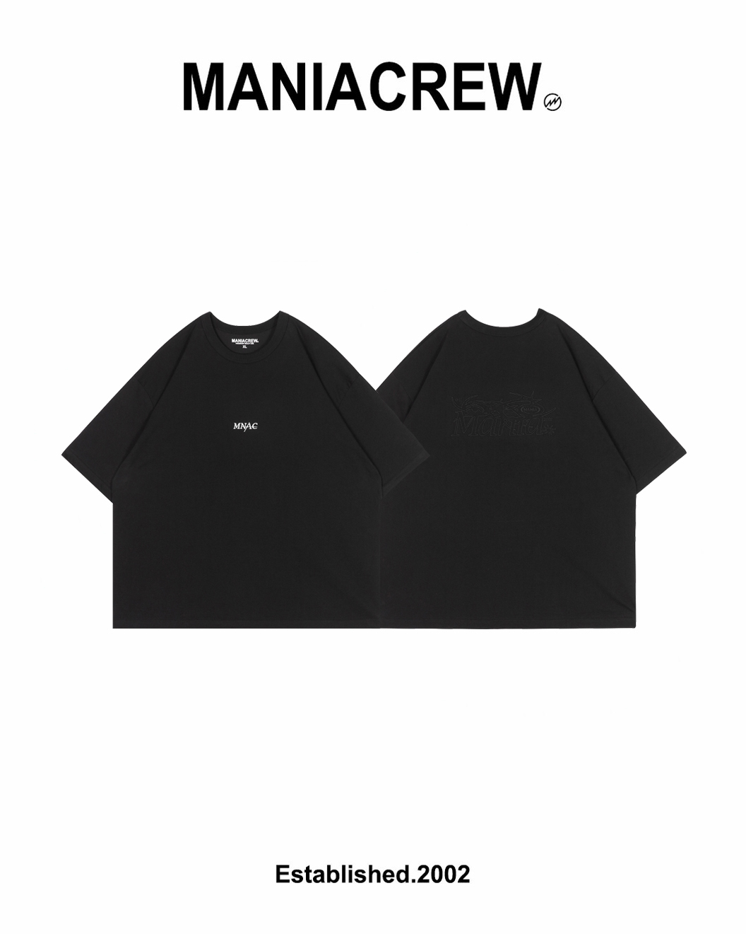 MANIA 電繡 LOGO｜Embroifery Tee（26SS）