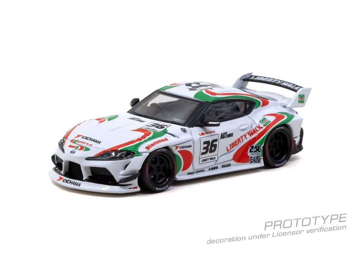[預訂] Tarmac Works LB-WORKS 豐田TOYOTA SUPRA (A90) 白色