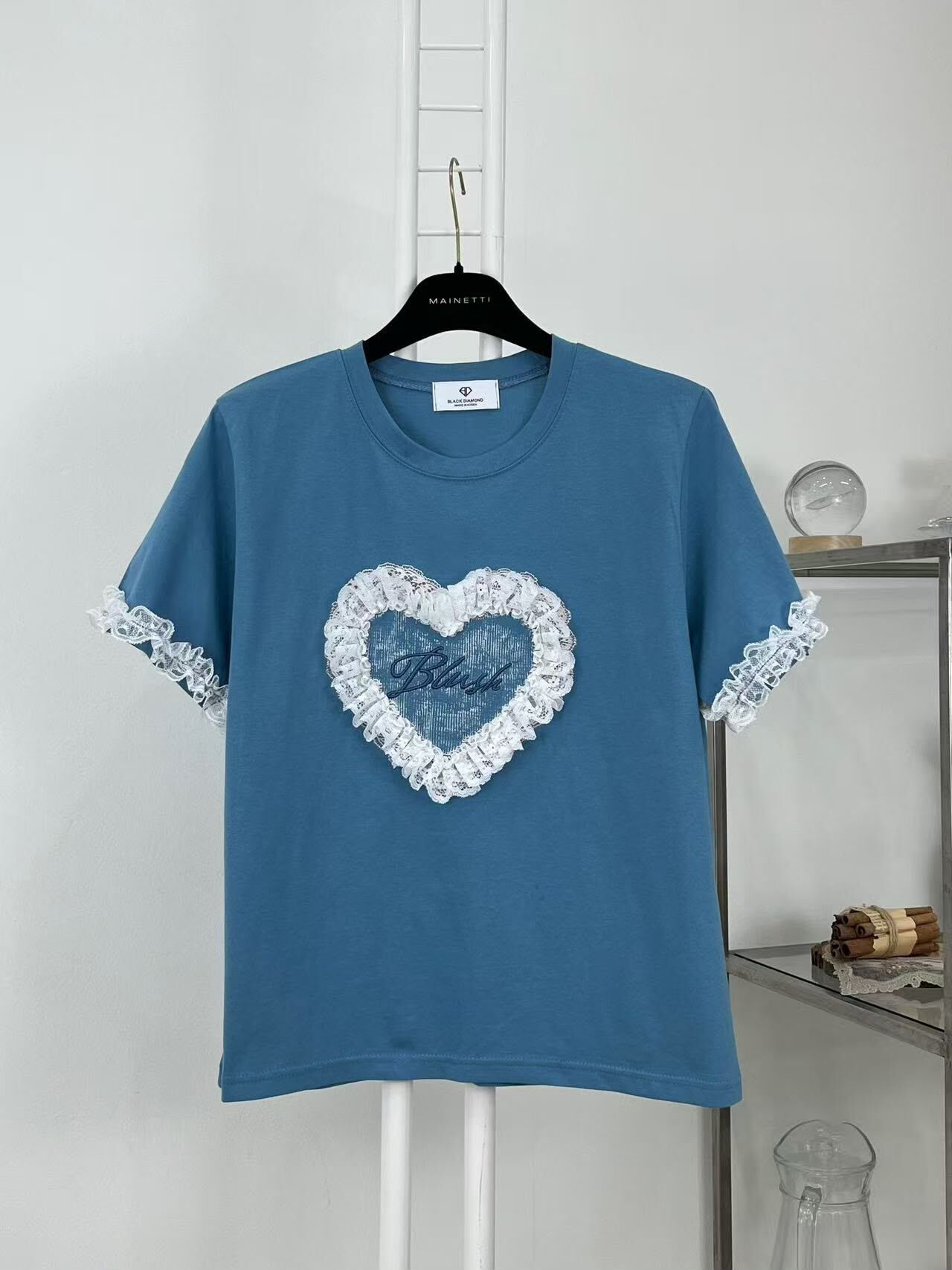 BD牌子lace 心型top~184AD