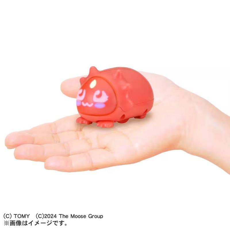 《 TAKARA TOMY 》 迷你電子寵物2-粉色六角恐龍