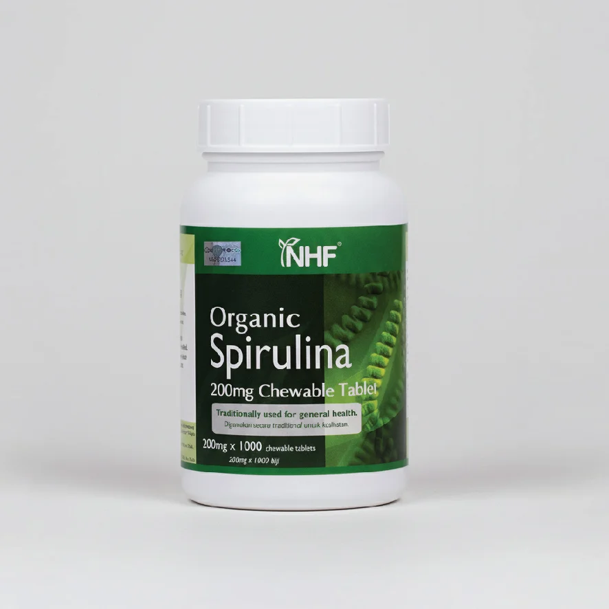 DA007 NHF 螺旋藻 | ORGANIC SPIRULINA 200mg 1000粒