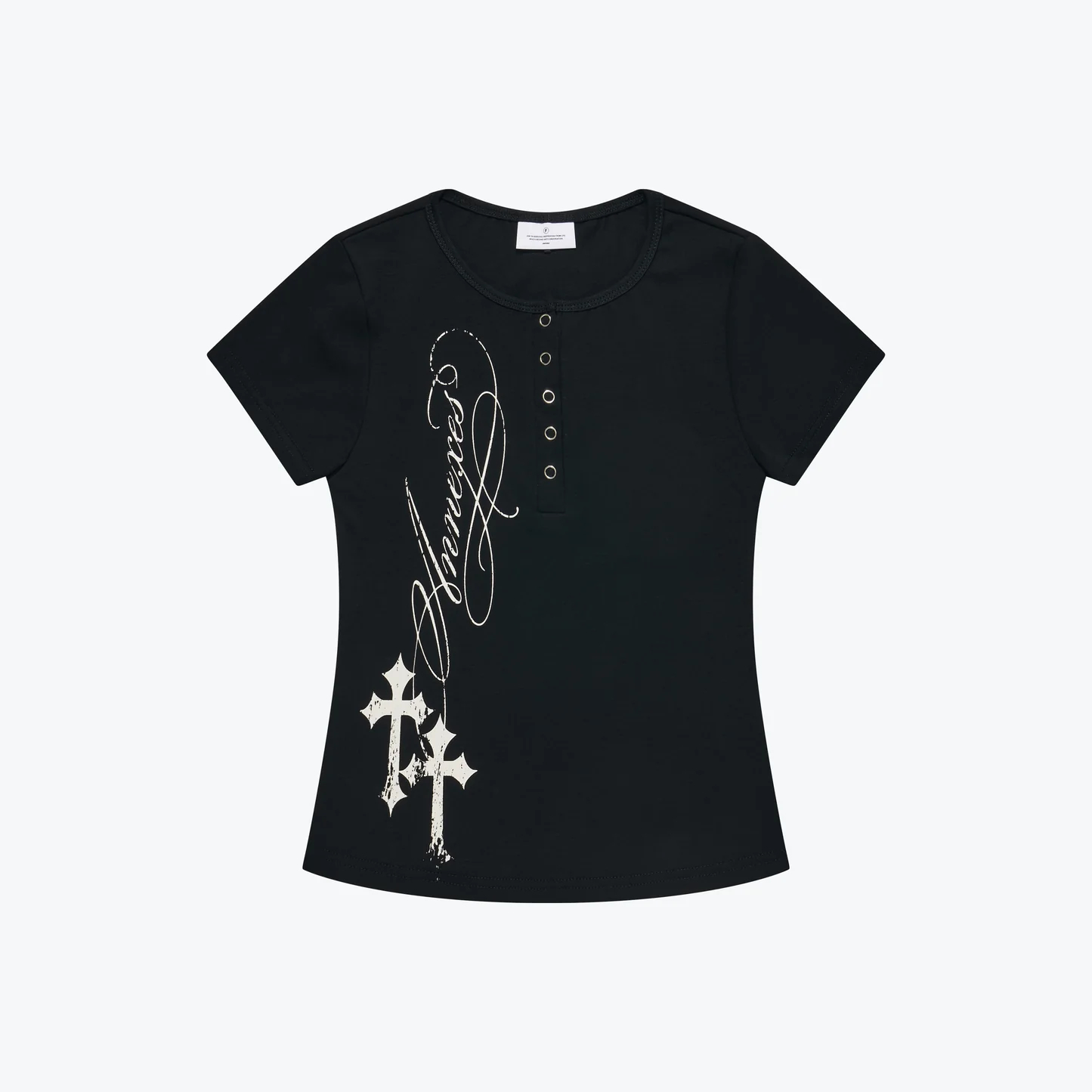 【車庫服飾】SENSE Easy Henry Neck Short Sleeve Tee