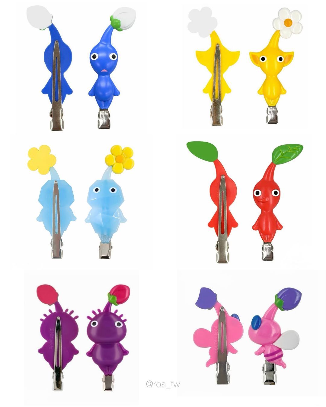 🇯🇵日本限定 Nintendo 任天堂 Pikmin 皮克敏髮夾(6kinds)