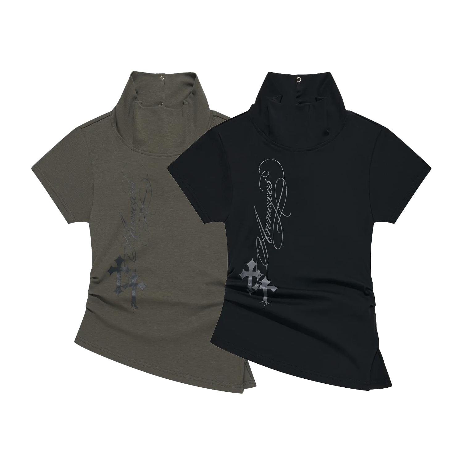 【車庫服飾】SENSE Pleated Slit Top