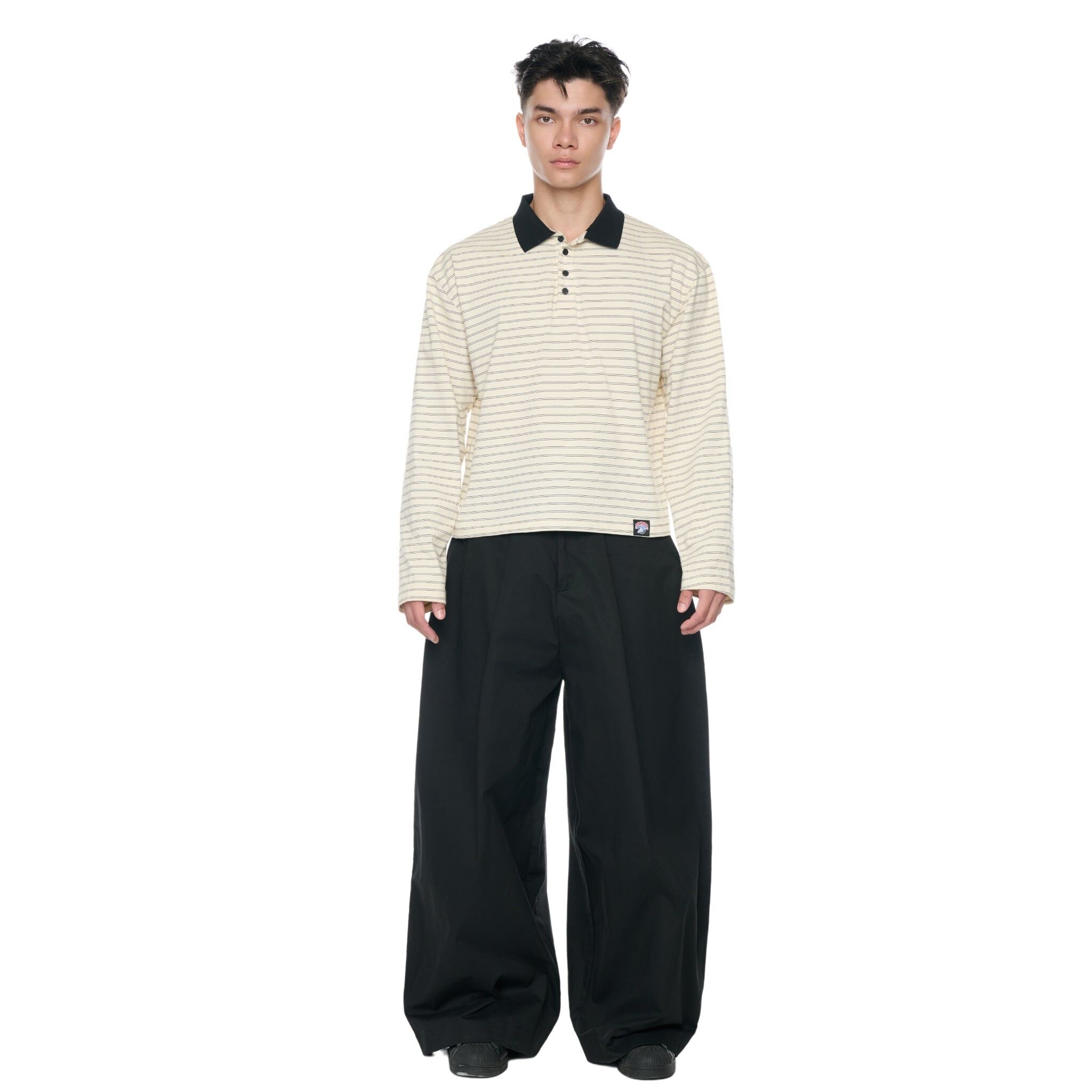 『越南連線🇻🇳』PushPush - 撞色条纹 POLO 衫 NOA STRIPED POLO TEE