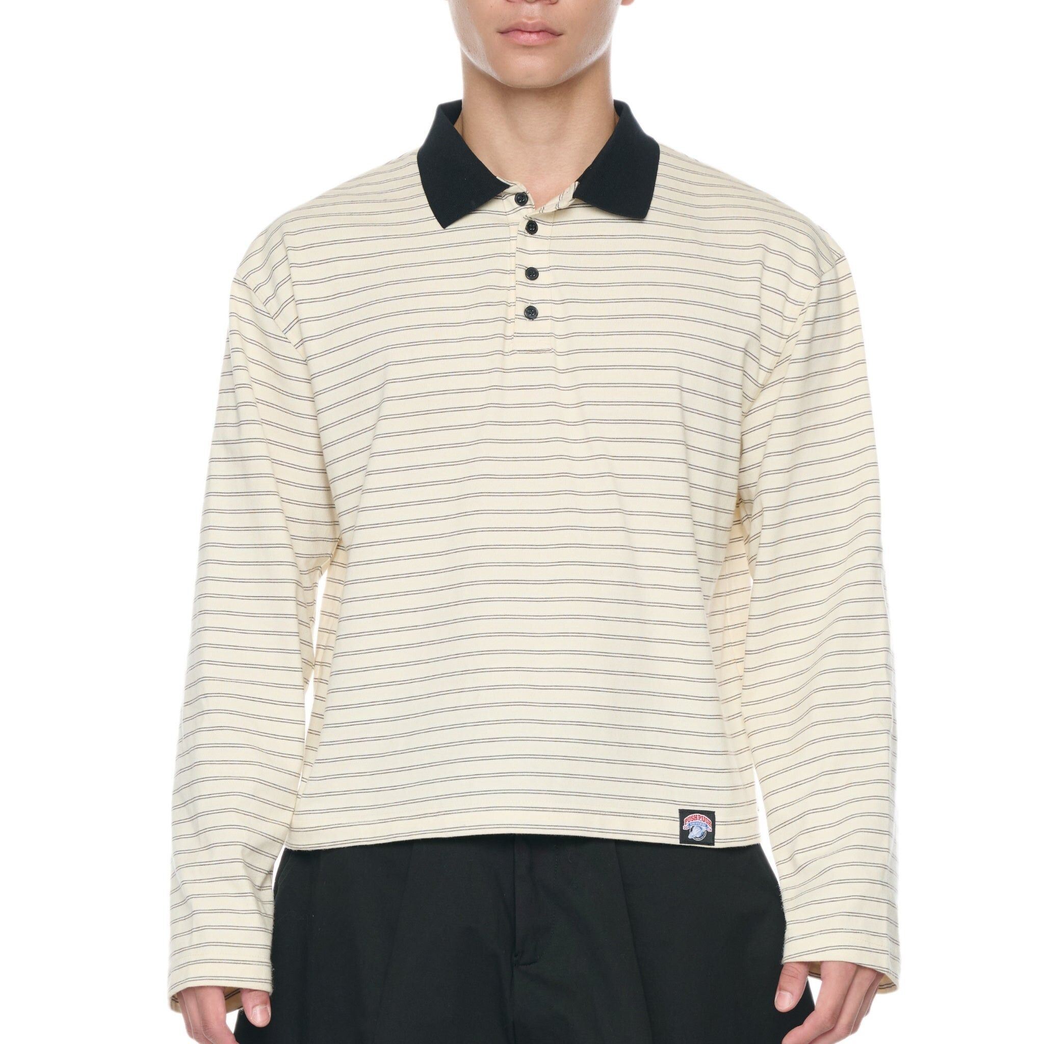 『越南連線🇻🇳』PushPush - 撞色条纹 POLO 衫 NOA STRIPED POLO TEE