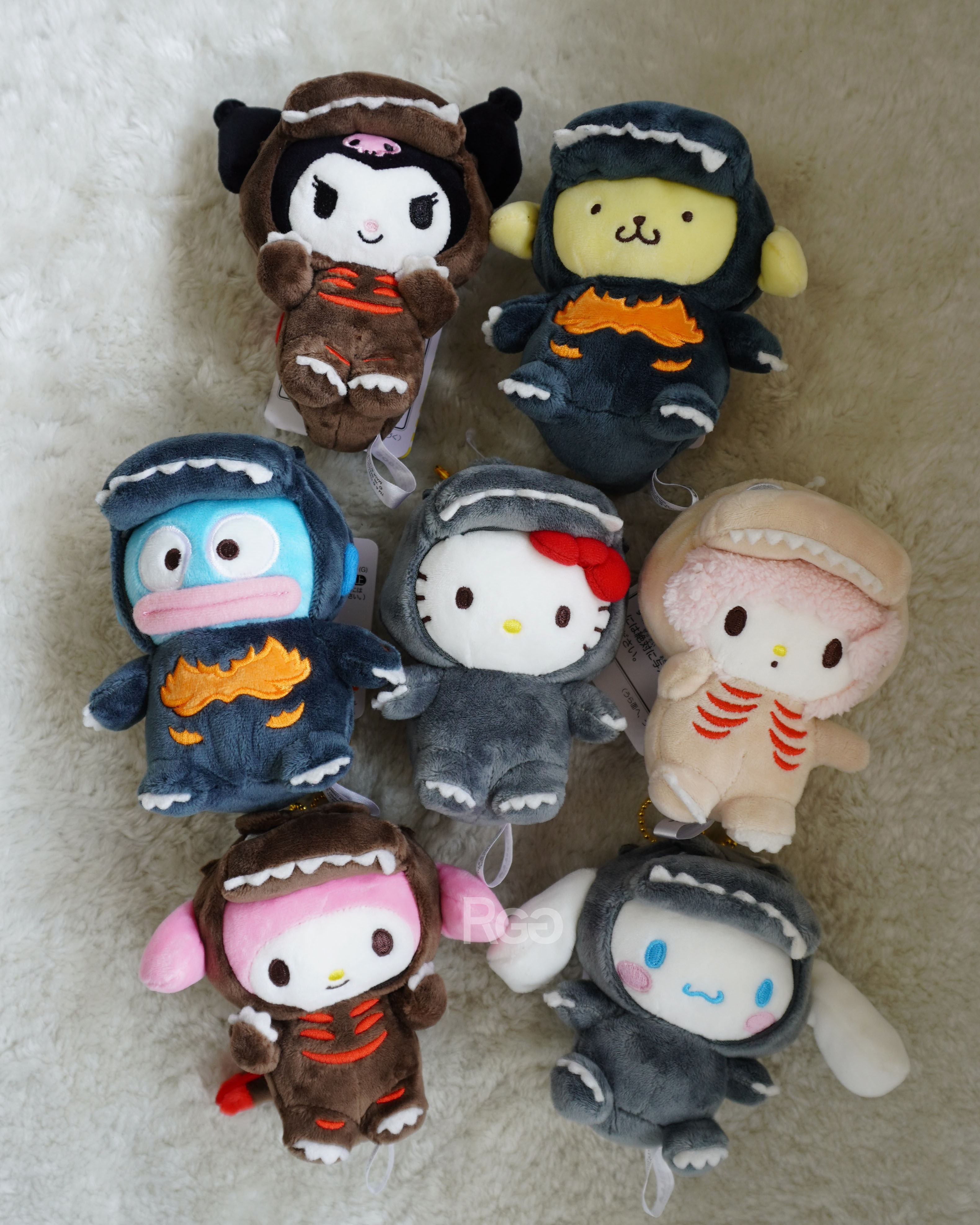 GODZILLA X Sanrio 哥吉拉 三麗鷗 聯名 吊飾鑰匙圈