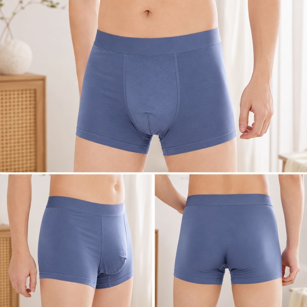 經典無感系列男士內褲 XL-3XL｜ 男性內褲 四角褲 無痕內褲 冰絲內褲 透氣內褲 熱銷 現貨 【輕鬆購五金百貨】