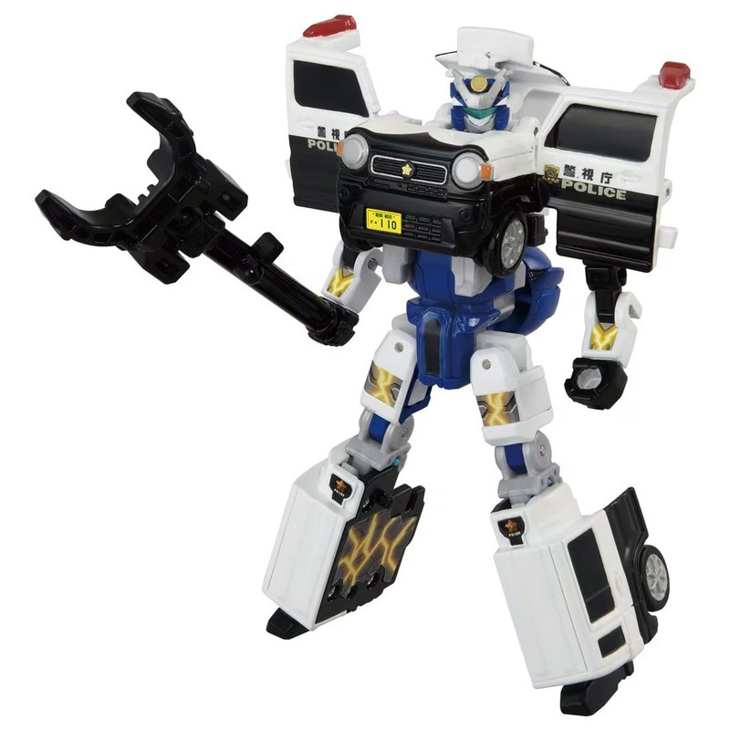 《 TAKARA TOMY 》  Tomica 特裝勇者 警察勇者-鈴木Hustler警車