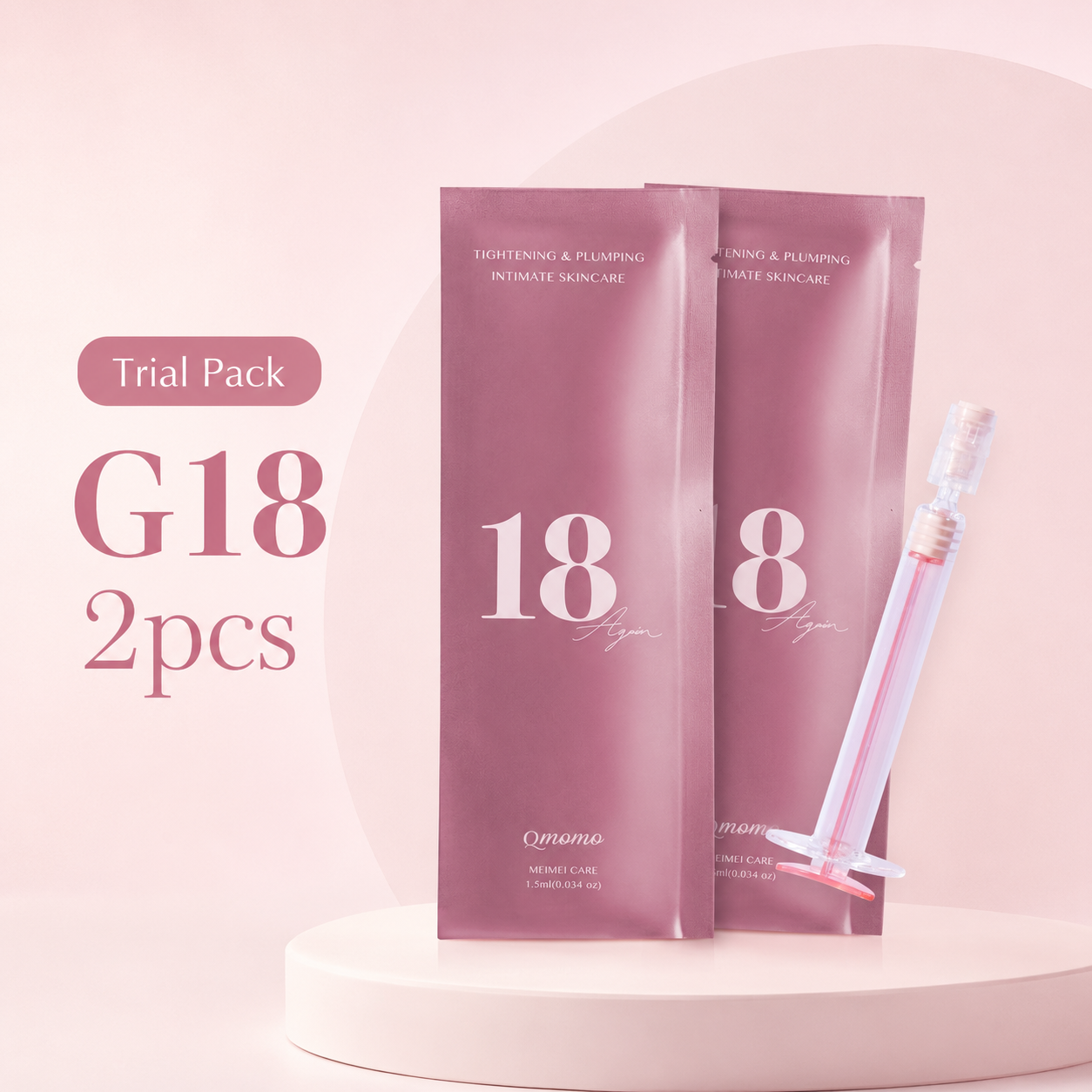 G18 Intimate Care Ampoule Gel (2pcs) | Trial Pack