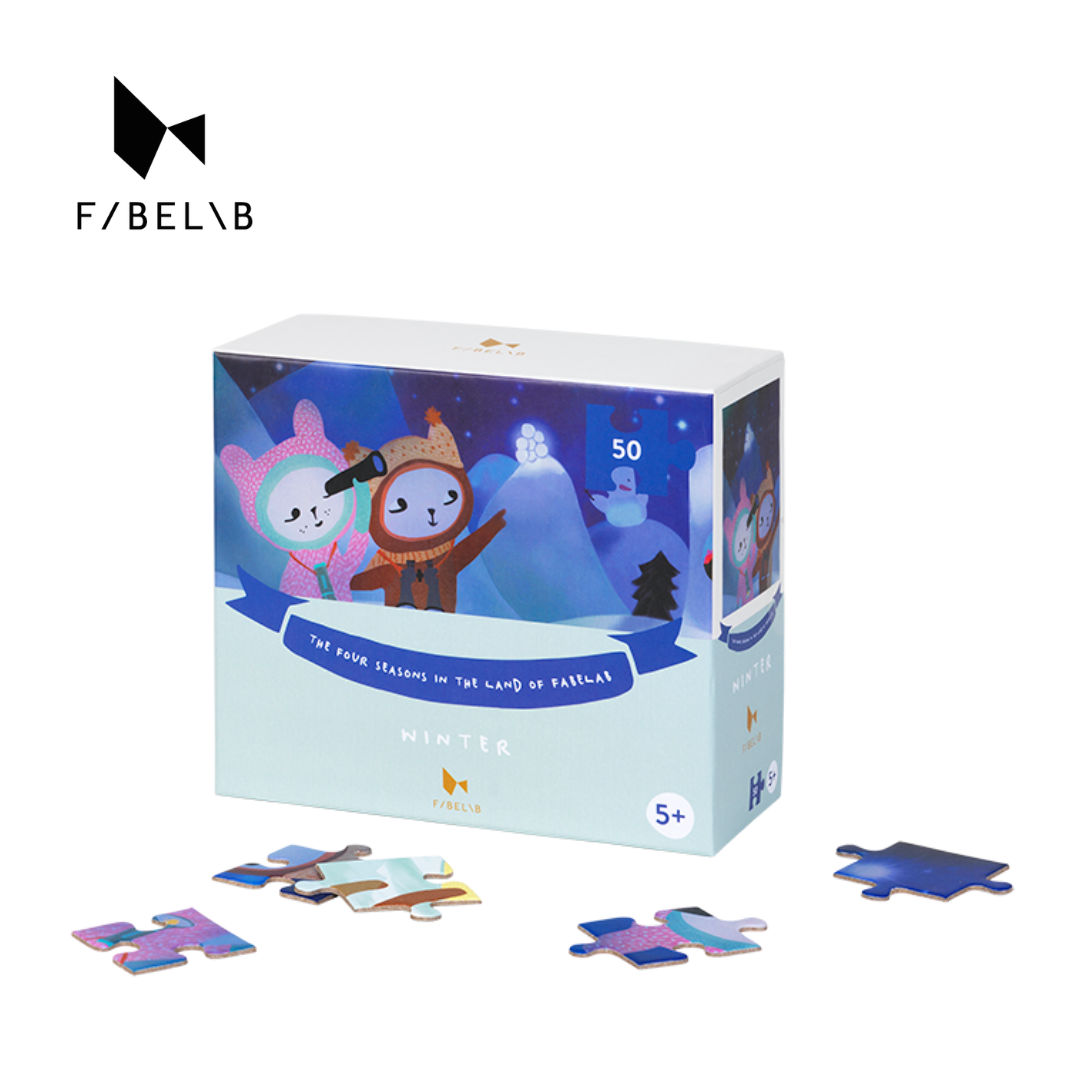 Fabelab 季節拼圖 四季拼圖50片款 (多色可選)