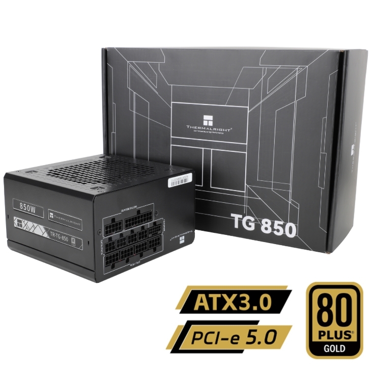 Thermalright TG850 - ATX3.0 Gold 電源供應器 火牛 (黑色/白色)