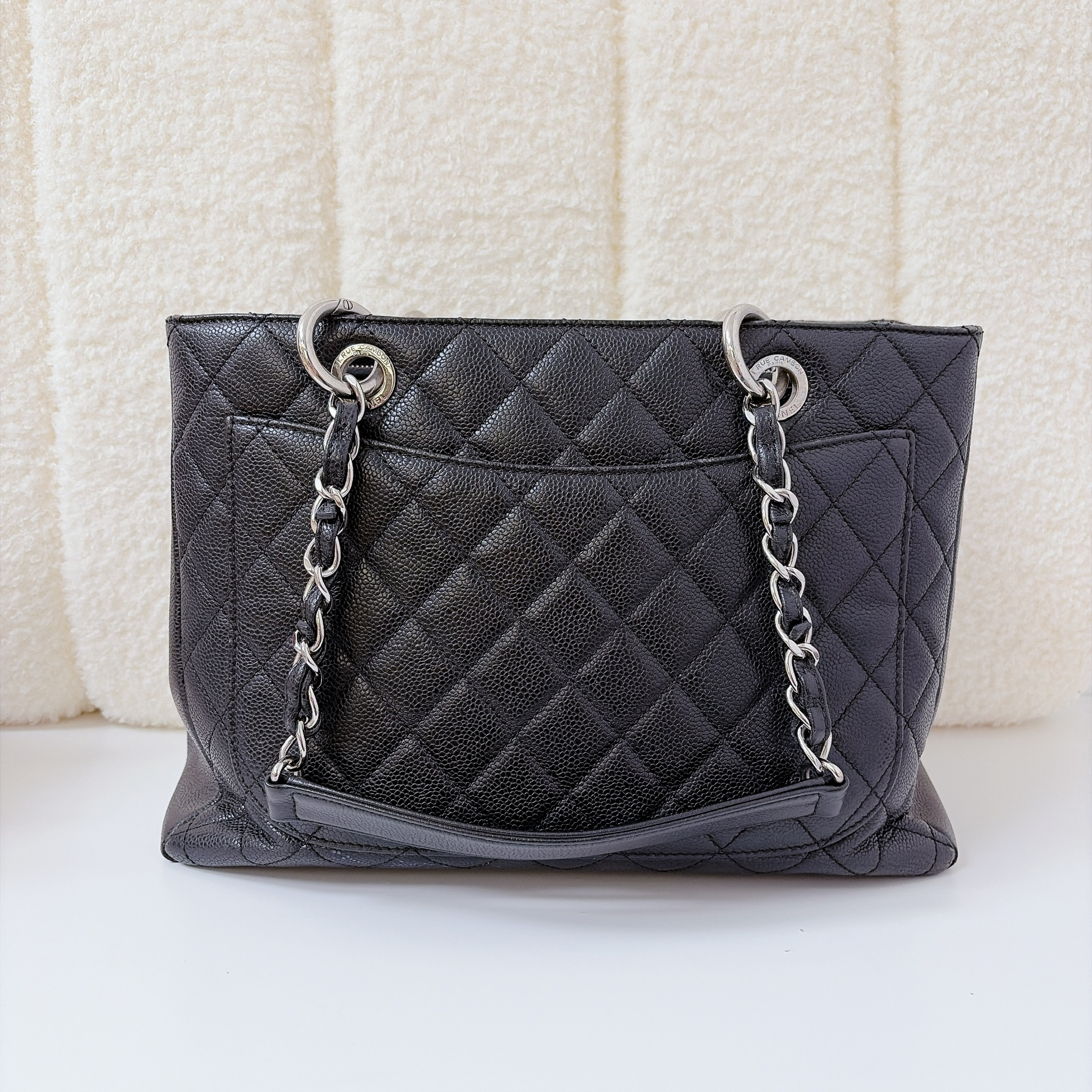 Chanel Grand Shopping Tote - Black / SHW